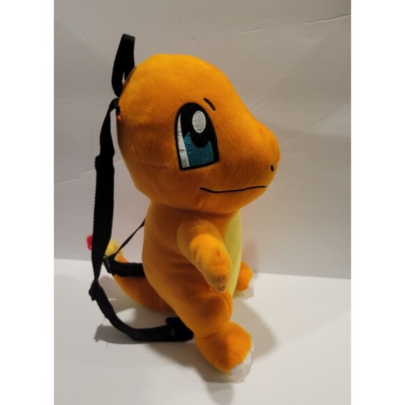 Pokemon Charmander Plush Backpack 15" Adjustable Straps New without Tags - Picture 6 of 11